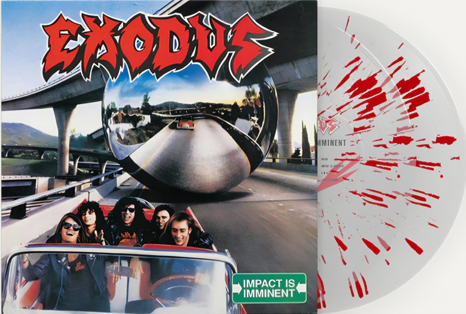 Exodus - Impact is Imminent - New 2 LP Red Splatter Vinyl 