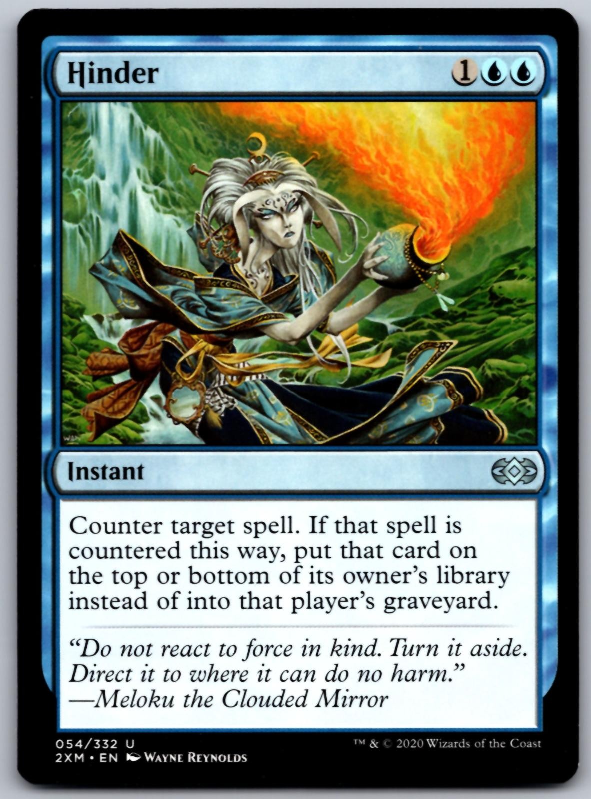 Hinder 54 UC Double Masters Magic: The Gathering NM