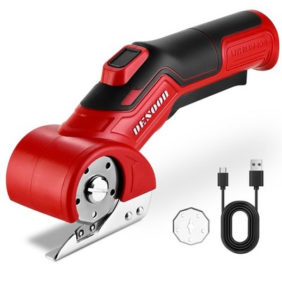 Cordless Scissors Cardboard Cutter, 4V Cutter with Safety Lock, Ergonomic Car...