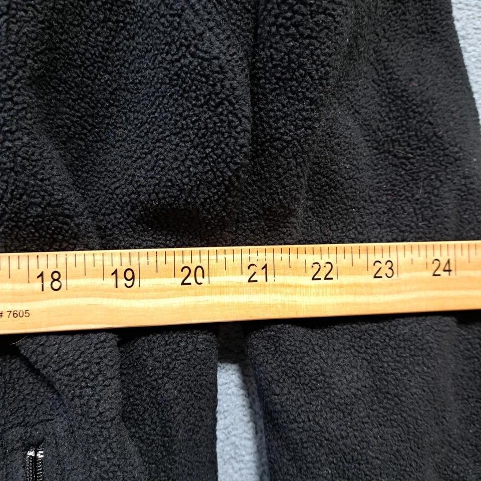 Style & Co. Black Fleece Jacket Womens Size 2X Casual Long Sleeve Full Zip - Image 2 of 4