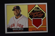 David Ortiz 2010 Topps Heritage Clubhouse Collection Relics Game Used Jersey