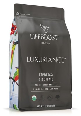 Organic Espresso Ground Coffee - Non-GMO Low Acid Single Origin Shade Grown O...