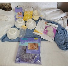 Nursing Supplies New Mom BUNDLE lot Medela Nanobebe pads fabric cover some new