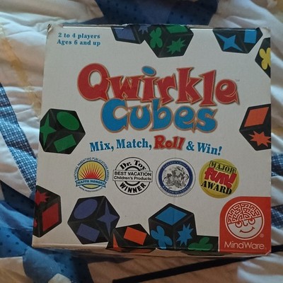 MindWare Qwirkle Cubes Board Game Mix Match Roll & Win Strategy 6+ 2-4 Player