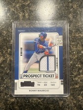 2021 Panini Contenders - Prospect Ticket Jersey Ronny Mauricio #PTJ-RM (MEM, RC)