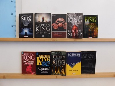 Stephen King 10 Bücher Horrorromane Dreamcatcher  Doctor Sleep u.a. Paket 1