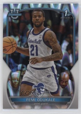 2022-23 Bowman U Chrome RayWave Refractor 55/100 Femi Odukale #20 0y6g