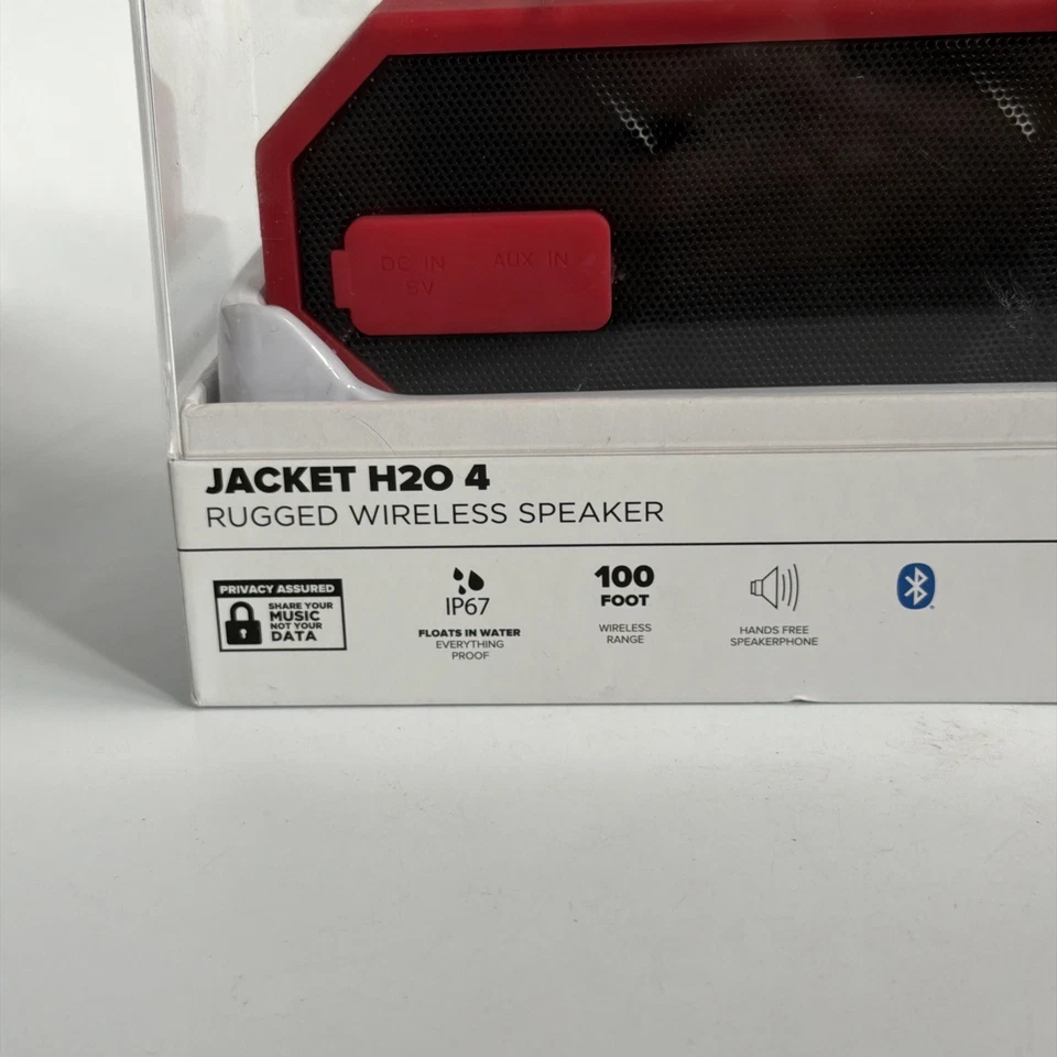 Altec Lansing LifeJacket H2O 4 Waterproof Bluetooth Rugged Witeless Speaker Red - Image 3 of 4