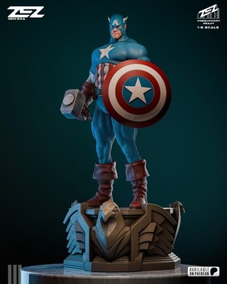 Captain America Marvel Avengers Worthy Sentinel of Liberty Statue Pre-Order