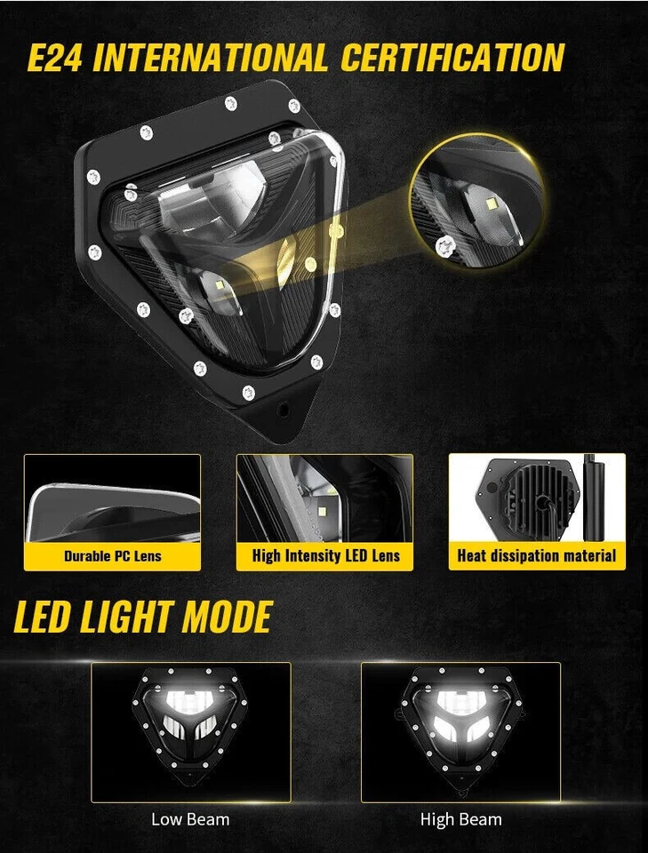 Faro LED para Sherco 2013-2023 SM-R SEF-R Enduro 50 125 250 300 450 500 Foto 3 de 4