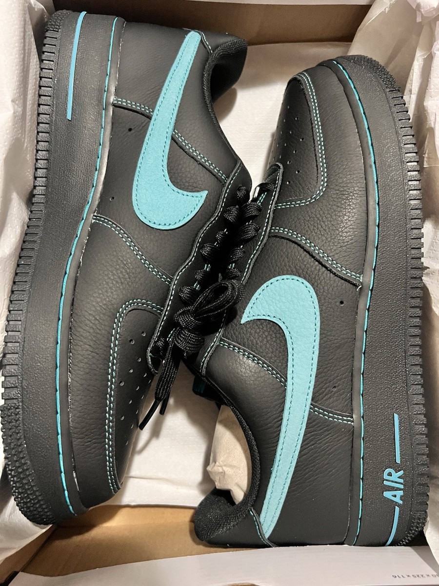 Nike Air Force 1 Low Black Un Tiffany HQ2037-002 Mens Shoes Dusty
