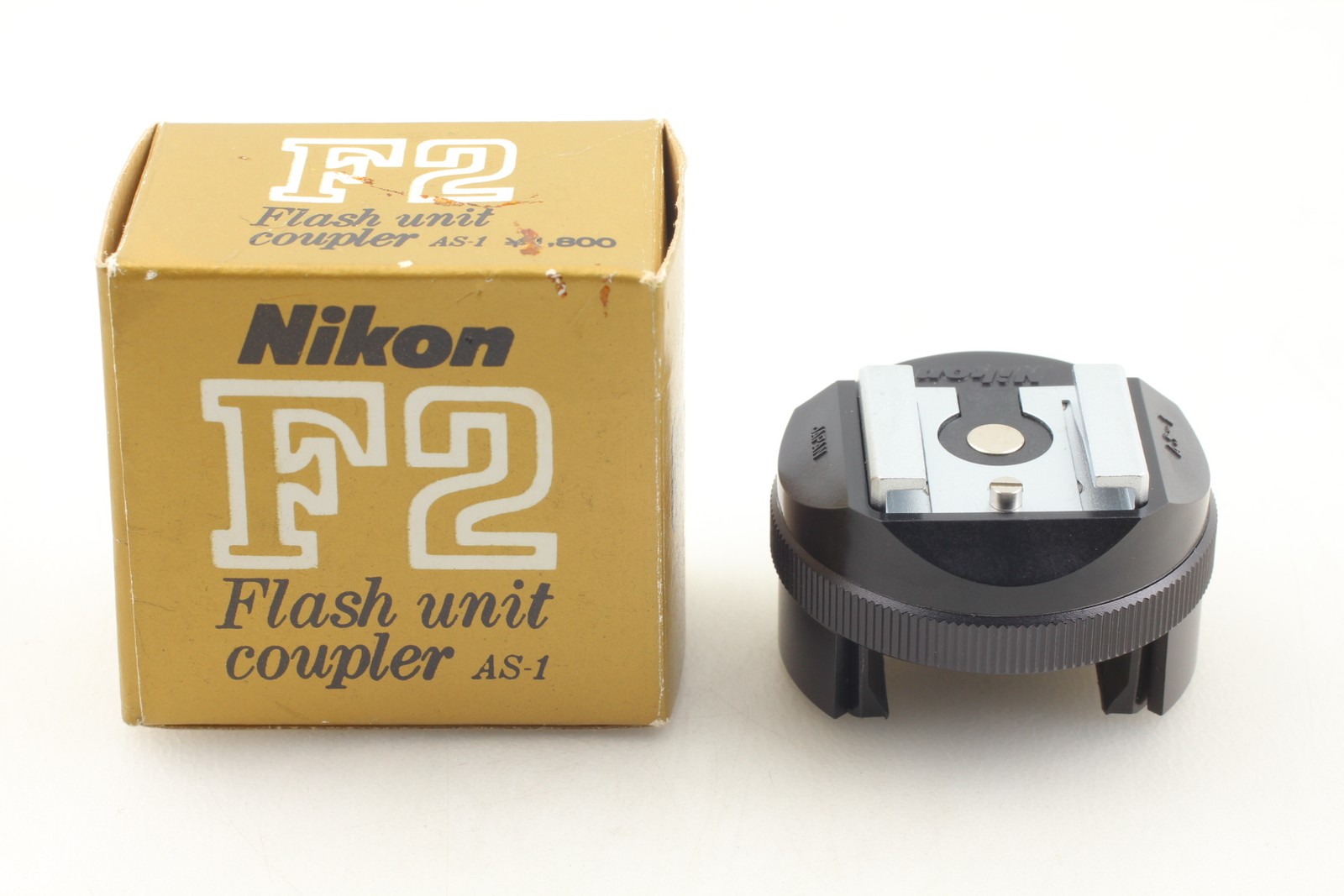 Nikon AS-1 Flash Unit Coupler Hot Shoe Adattatore per fotocamera reflex pelli... foto 2