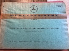 Parts Catalog Mercedes Benz Motor Bm. 114 - 115 Automatic EDITION B 1968 10147