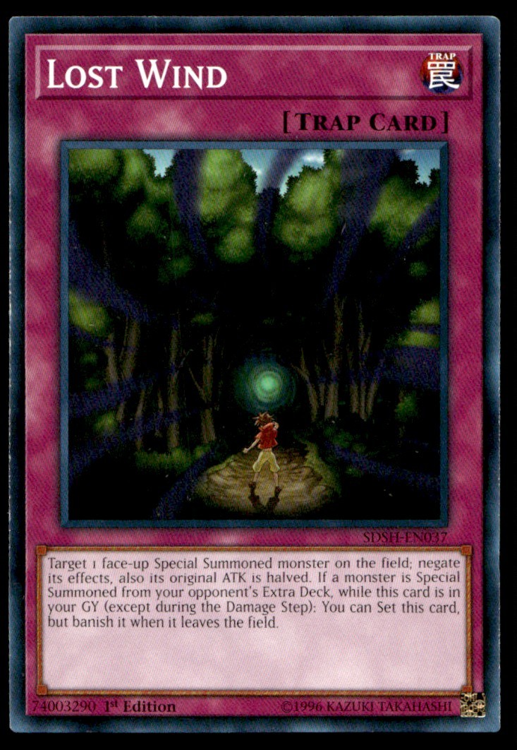 Lost Wind - SDSH-EN037 - 1st Edition - YuGiOh | Buy 2 Get 1 Free