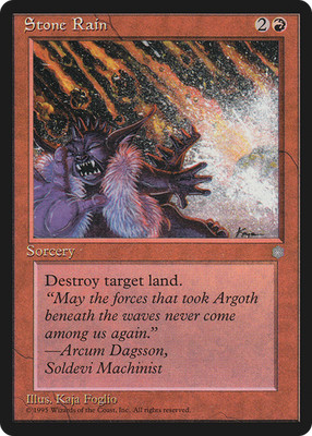 Stone Rain (REGULAR) x1 - MTG Ice Age ICE #217