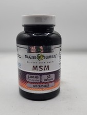 Amazing Formulas MSM Methylsulfonylmethane Supplement 120 Count 1/28