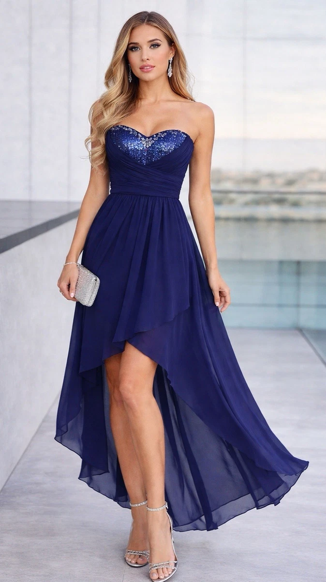 princess polly baby blue dress Hervé Léger The Brooklyn Denim Bandage Mini Dress main image 1
