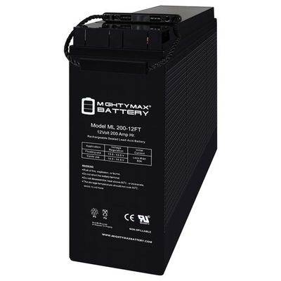 #ad Mighty Max 12V 200Ah AGM Front Terminal Battery Compatible With Solar Systems $349.99