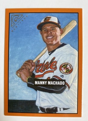 2017 Topps Gallery Manny Machado Orange/25 #11 Color Match!!!