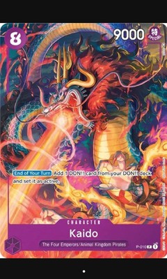 ONE PIECE Card Game Promo Kaido P-010 Englisch  2023