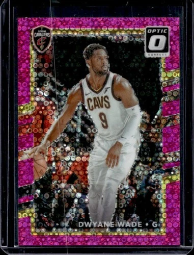 2017-18 Panini Donruss Optic Dwyane Wade Fast Break Pink #/20 Cavaliers