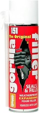 Gorilla Filler 500Ml - Expanding Foam Filler | Weatherproof - Ideal for Pipes, W