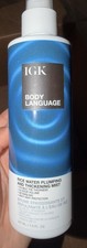 IGK Body Language Rice Water Plumping Thicken...