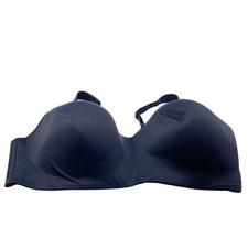 Auden 46DDD Lightly Lined Wirefree Bra Convertible Straps Black