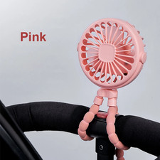 Portable Fan Mini Clip Fan Stroller Fan 360  Rotate Flexible Tripod USB Recharge