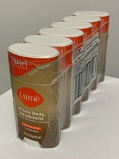  6 PACK LUME Whole Body Deodorant Vanilla Bliss Smooth Solid, 2.6 oz Each