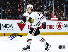 NICK LARDIS signed (CHICAGO BLACKHAWKS) Hockey 8X10 photo BECKETT BY085789