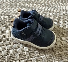 STRIDE RITE Alec Navy Blue Sneakers Baby Toddler First Walker Shoes Boys 3 M