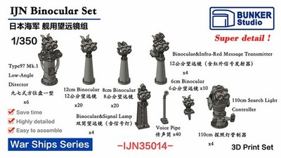 BUNKER Studio 1/350 IJN Binocular Set