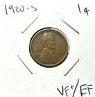 1920-S Wheat Penny VF+/EF  Better Date, Grade and Mint Mark. 14.98