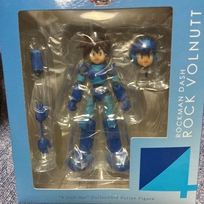 SENTINEL 4INCH-NEL ROCK VOLNUTT FIGUR ROCKMAN DASH MEGA MAN OPEN BOX Japan