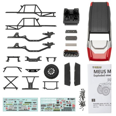 MEUS MB24 body 5.2'' 132mm wb  SCX24 HD-MB24-RED