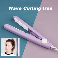 Mini Hair Curler Fluffy Splint Flat Iron Curling Corrugated Electric Hair Crimp