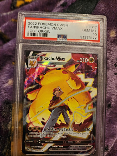Pikachu VMAX graded PSA 10 for sale on eBay