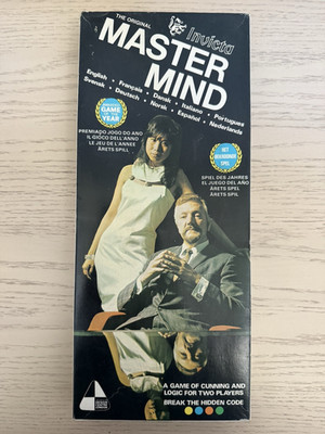 Vintage Mastermind Master Mind Board Game Box 1972 Invicta Complete-No. 3016