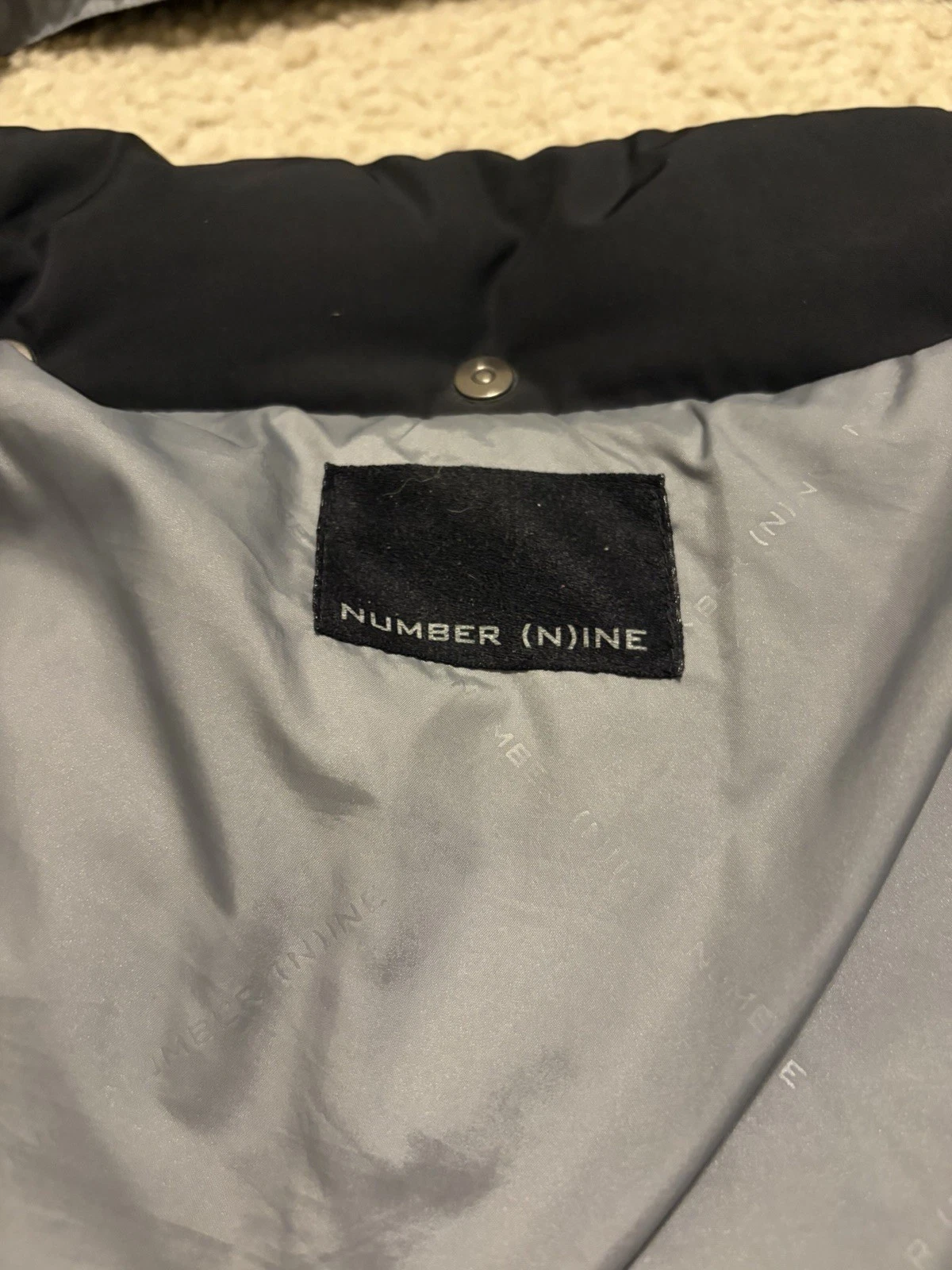 Number Nine Spiderweb Puffer - product detail image 7