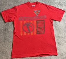 Vintage Park City Utah Skiing T-Shirt Single Stitch USA Made Large Red