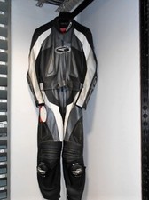 Tuta  pelle divisibile da moto AXO