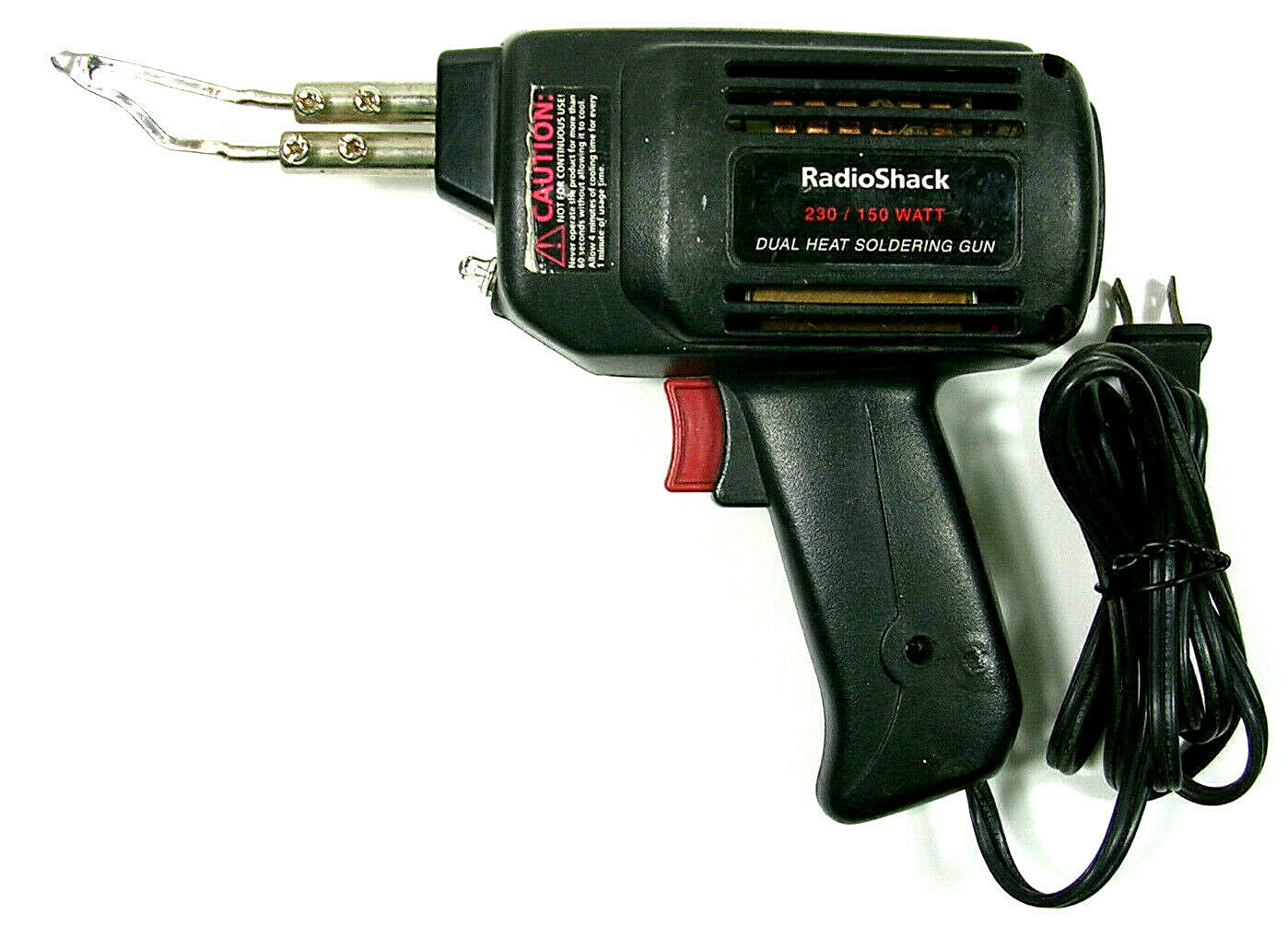 RADIO SHACK 642187 DualHeat Soldering Gun with Light