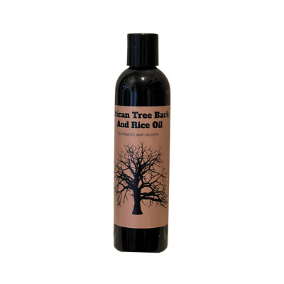BLKO African Baobab Tree Bark & Herbal Rice Oil For Promote Hair Growth 8 fl oz