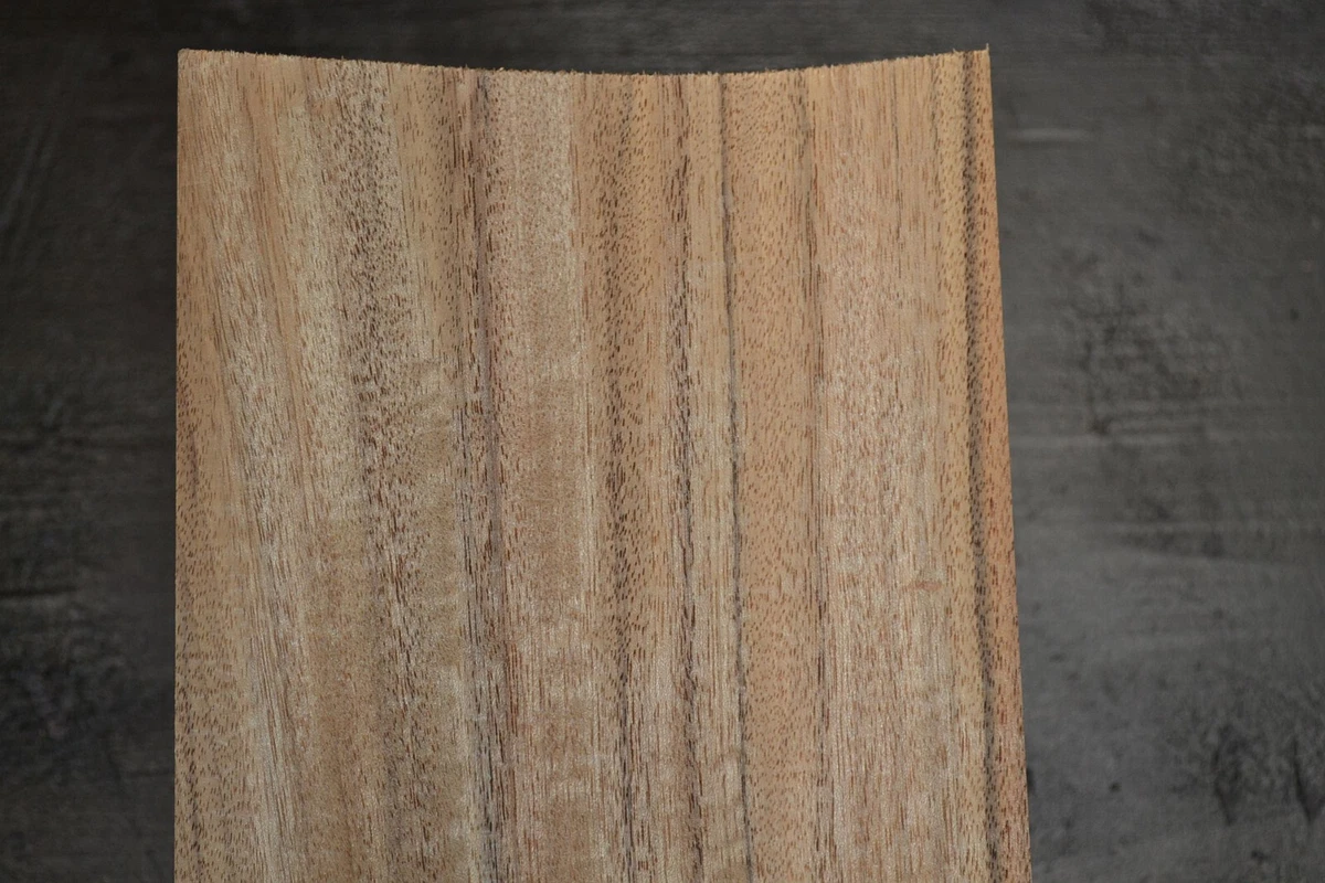 Queensland Walnut Raw Wood Veneer Sheets 5.5 x 30 inches 1/42nd thick