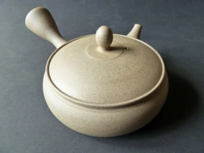 Tokoname Japanische Teekanne,Kyusu,Gyokko,Meister Handmade,ideal für Gyokuro - Bild 1 von 4