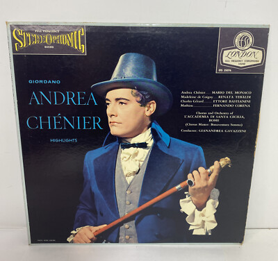 ANDREA CHENIER HIGHLIGHTS LP Gavazzeni - London 5483