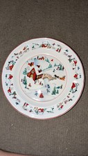 Farberware Babanovsky White Christmas 7 5/8" Salad Plate - Model 391 Never Used
