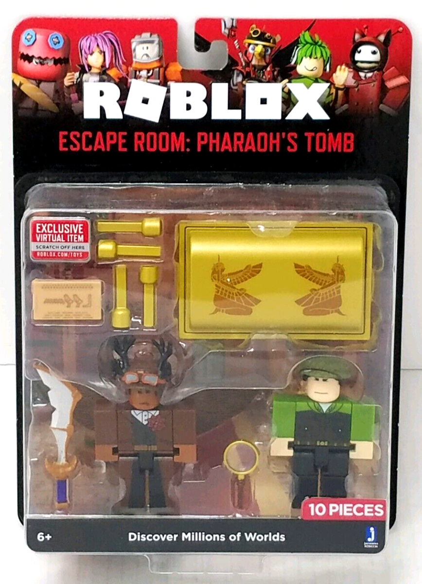 ROBLOX Escape Room: Pharaoh's Tomb Action Figure 2-Pack Explorer