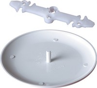 Arlington Cp3540 3-1/2 To 4-inch Ceiling Box Cover, White, 50-pack, New, Free Sh Arlington Cp3540 3-1/2 To 4-inch Ceiling Box Cover, White, 50-pack, New, Free Sh
